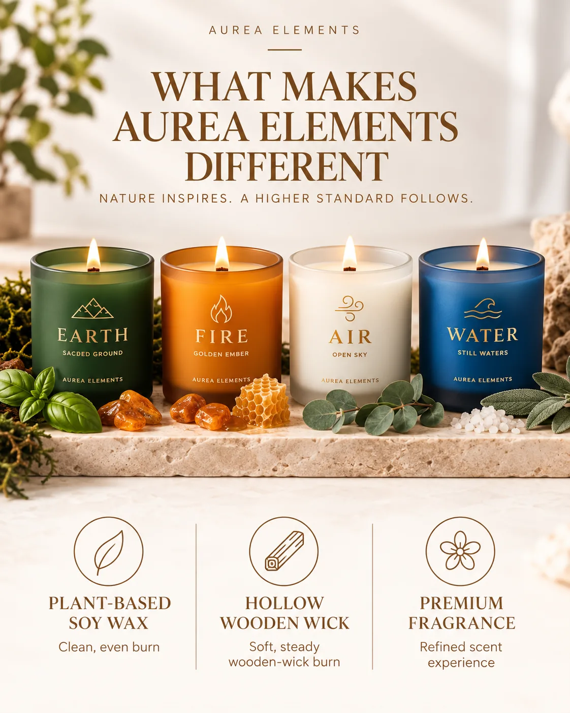 AUREA ELEMENTS — what makes the set different
